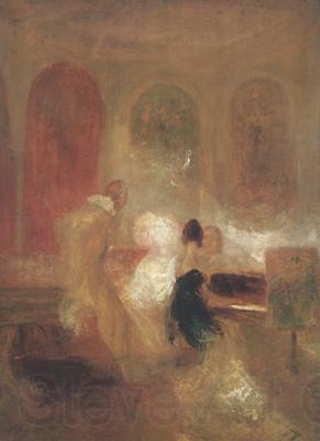 Joseph Mallord William Turner Music party in Petworth (mk31)